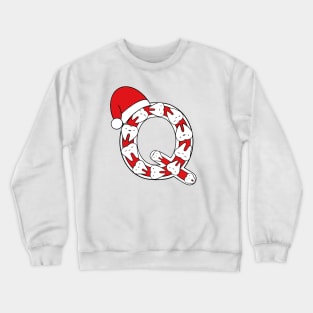 Letter Q (Happimola Christmas Alphabet) Crewneck Sweatshirt